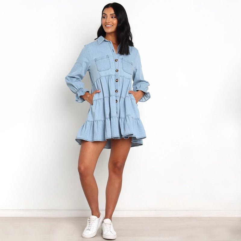 Pocket Denim Dress