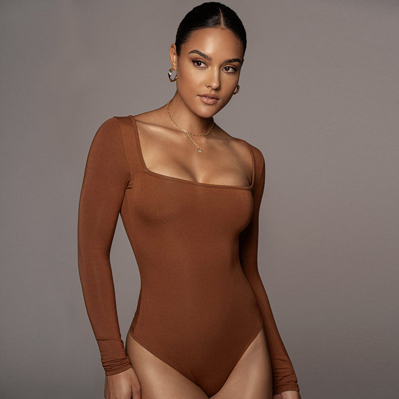 Square-Neck Bodysuit