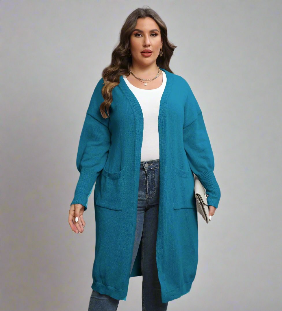 Curve Mid Length Woven Sweater