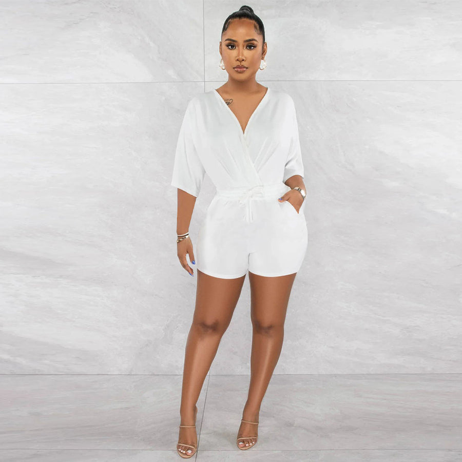 Fitted Waist Romper