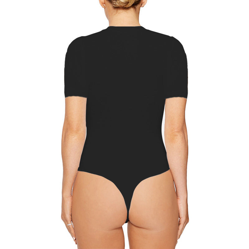 Half-Sleeve Basic Bodysuit