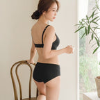 Square Collar Tube Top Bra & Panties Sets