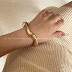 Irregular Silver Ring Bracelet