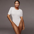 Half-Sleeve Basic Bodysuit