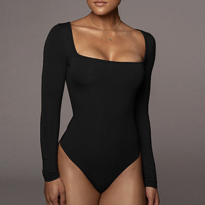 Square-Neck Bodysuit