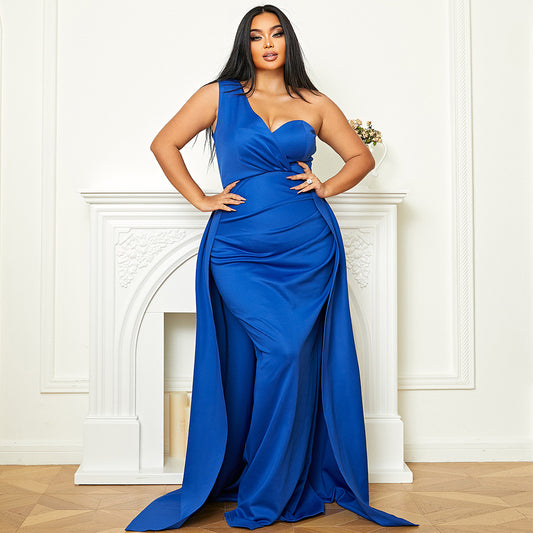 Plus Size Elegant Evening Dress Women