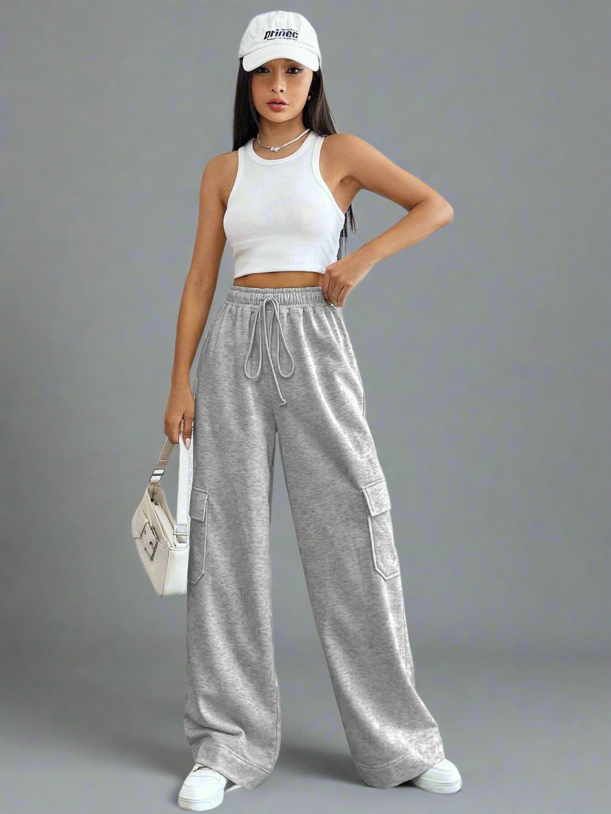Straight Wide Leg Sweatpants