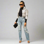 Washed Ripped Jeans
