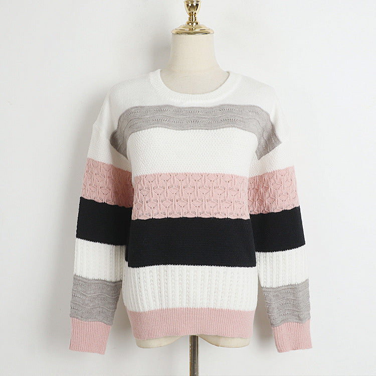 Crew Neck Loose Sweater