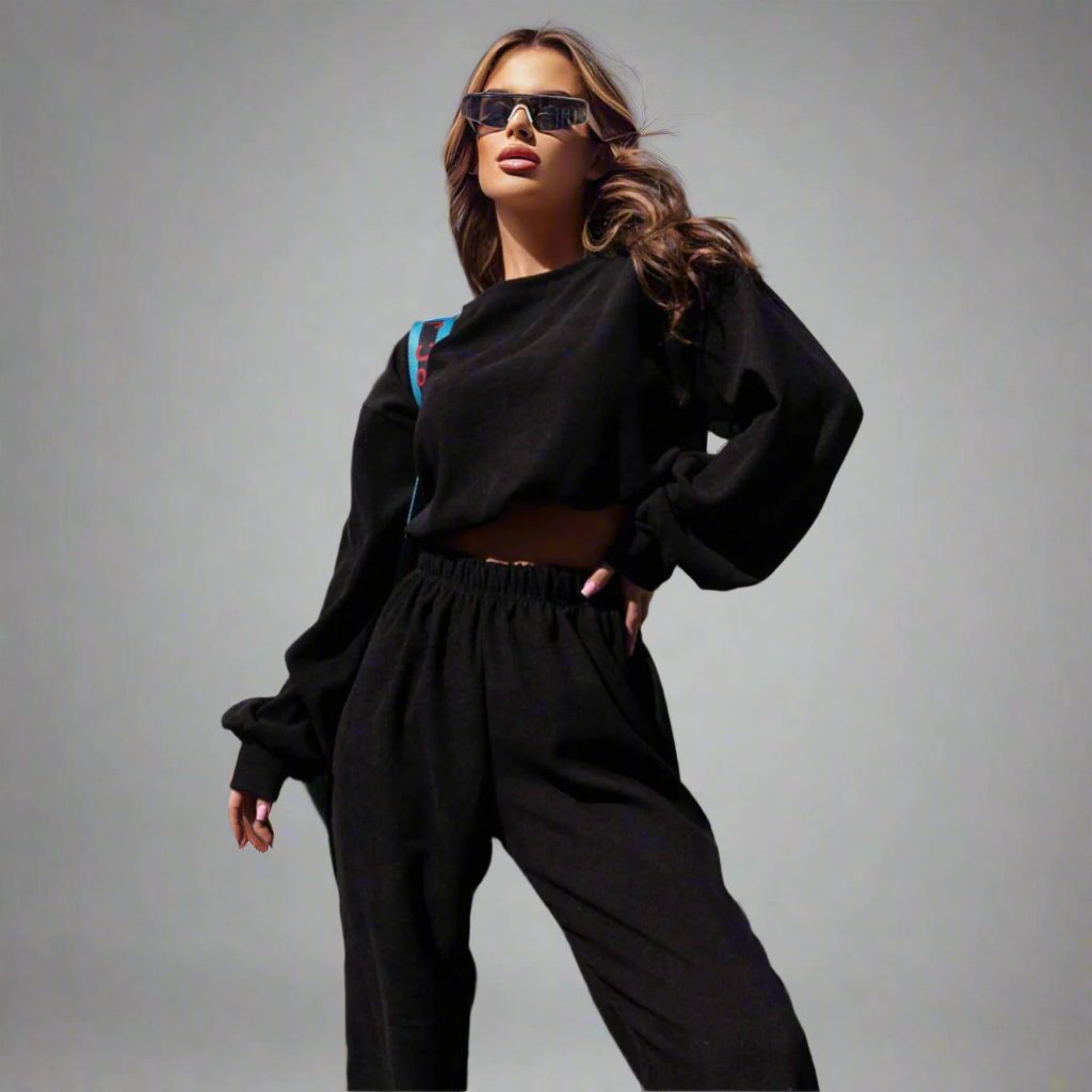 Corduroy Pullover Two Piece Set