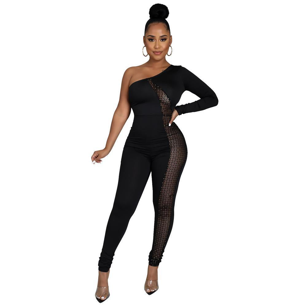 One-piece Off Shoulder Jumpsuit