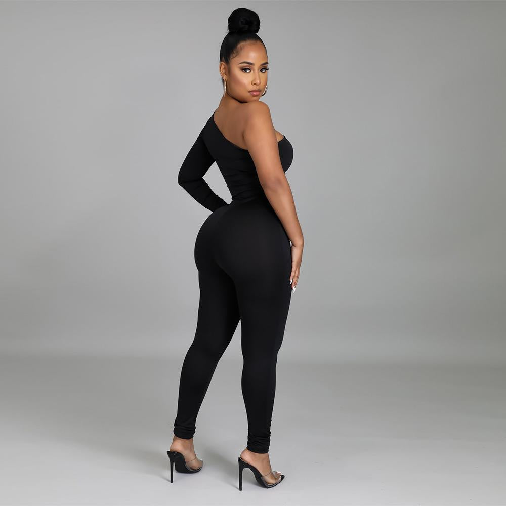 One-piece Off Shoulder Jumpsuit