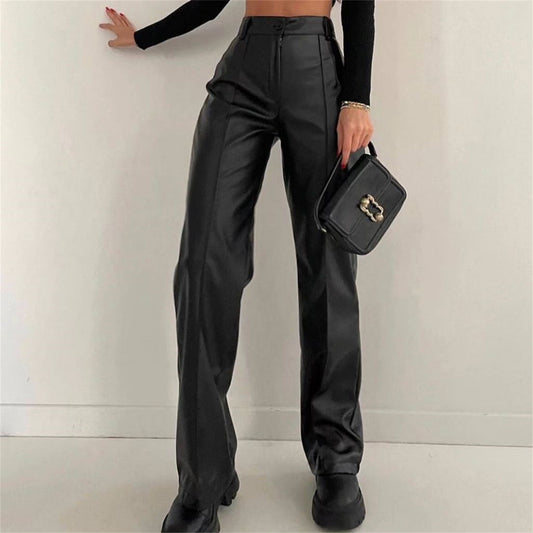 Faux Leather Pants