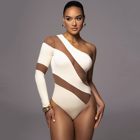 High Elastic Long Sleeve Body Shaping Bodysuit