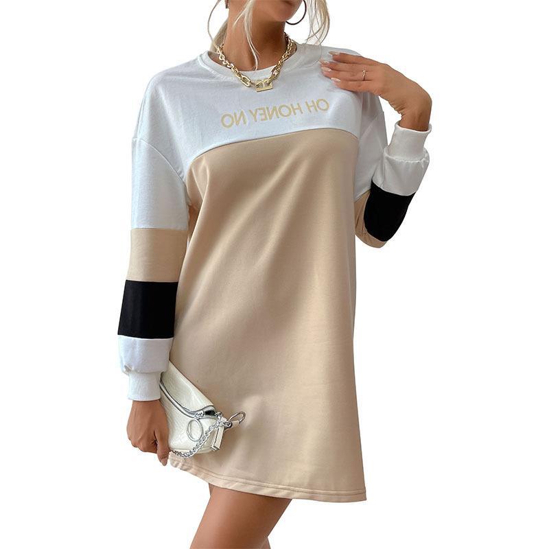 Long Sleeved Loose Pullover Shirt Dress