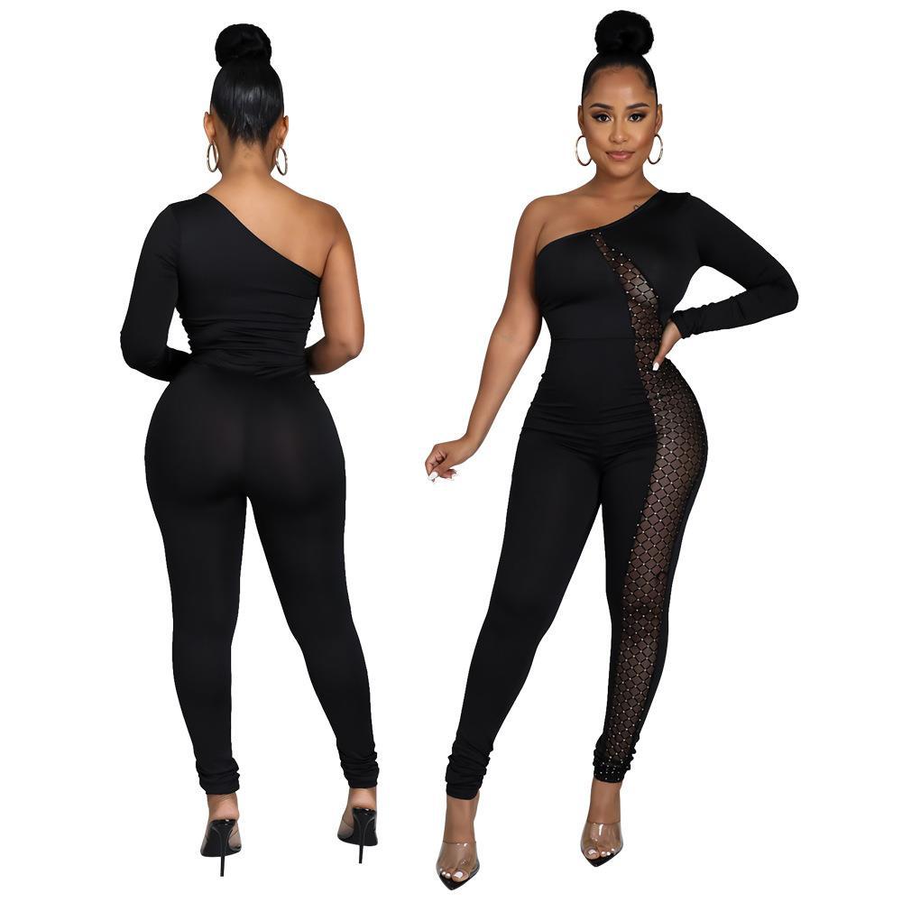 One-piece Off Shoulder Jumpsuit