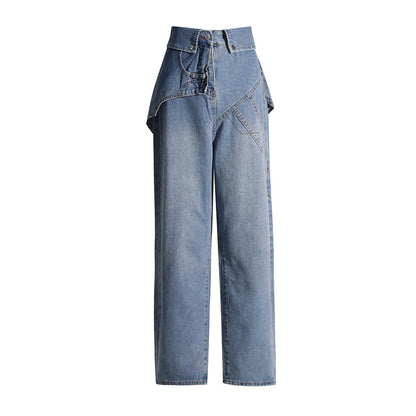 Niche Design All Match Denim Jeans