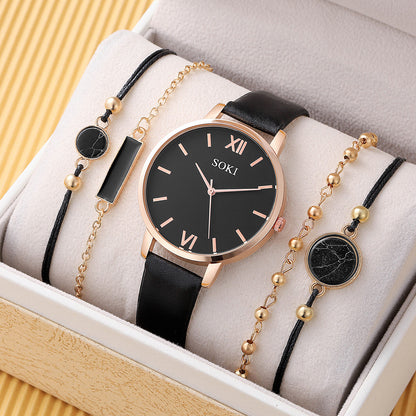 Ladies Watch With Bracelet Set