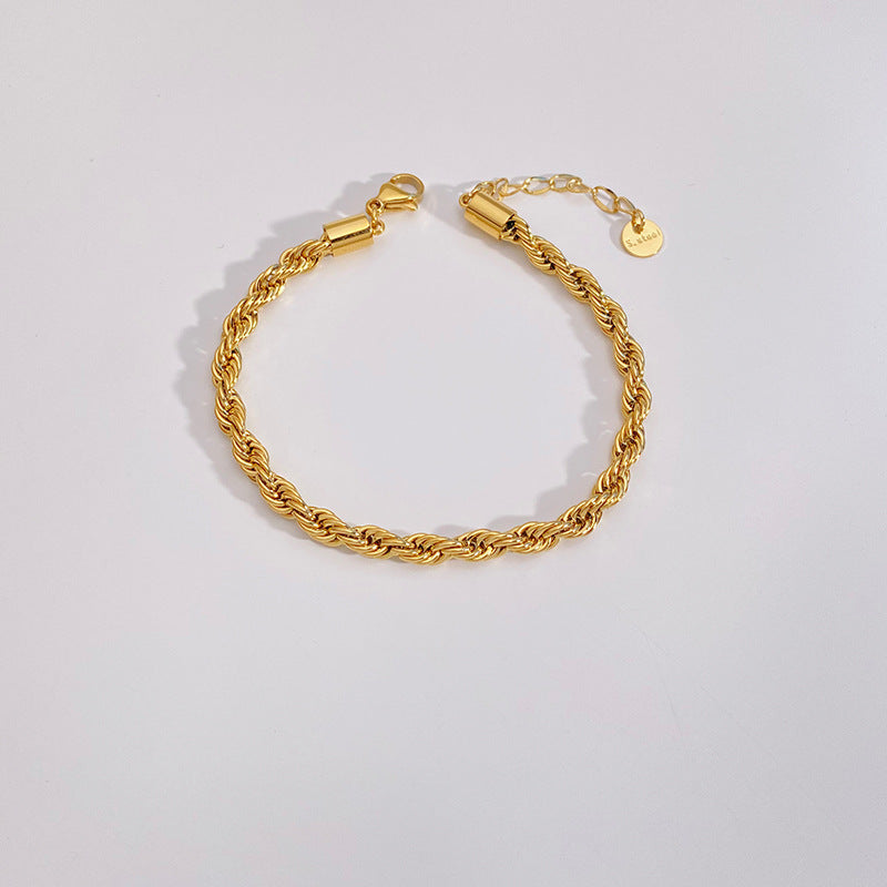 Stainless Steel Bead Chain Bracelet