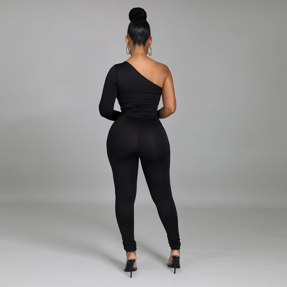 One-piece Off Shoulder Jumpsuit