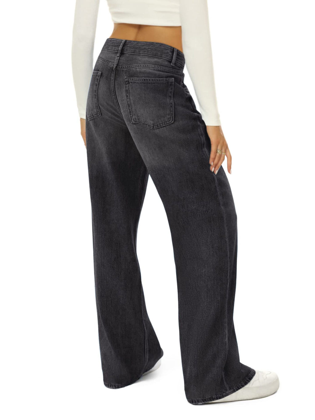 Horse Riding Loose Wide Leg Jeans