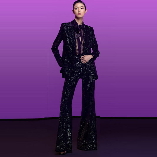 Velvet Sequined & Pants