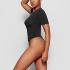 Half-Sleeve Basic Bodysuit