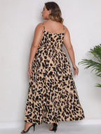 Curve Women Leopard Print Dress