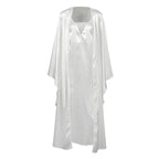 Two Piece Satin Cami Dress Pajamas