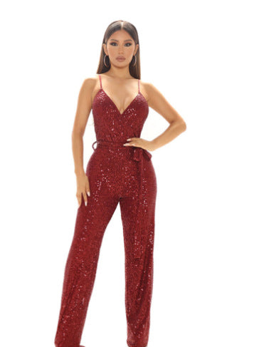 Sling Sequins Jumpsuit