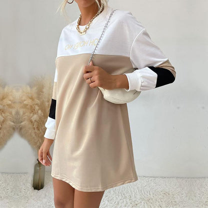 Long Sleeved Loose Pullover Shirt Dress