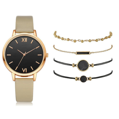 Ladies Watch With Bracelet Set