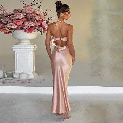 Backless Sheath Evening Dress