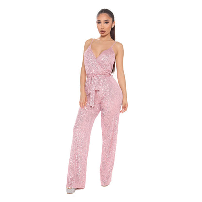 Sling Sequins Jumpsuit