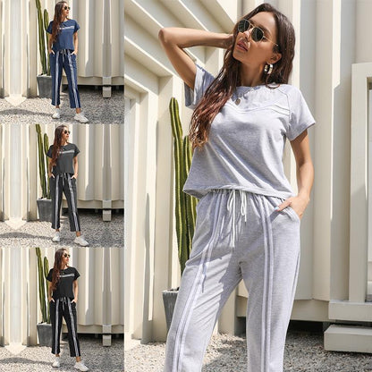 Top & Long Trousers Two-piece Set