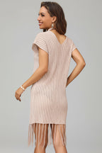 Fringe Hem Dress