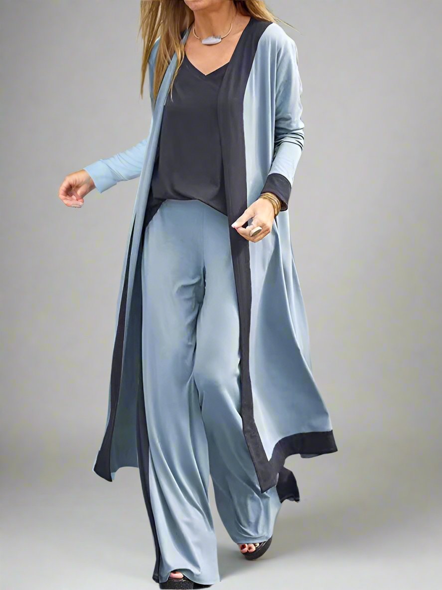 Casual Contrasting Three Loungewear Sets