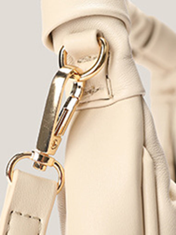 Underarm bag women's cloud pleat bag baguette one shoulder Messenger - ALL HERZ FASHIONS