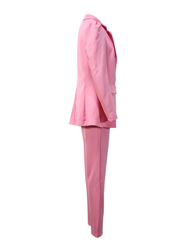 Women's fashionable temperament lapel suit - ALL HERZ FASHIONS