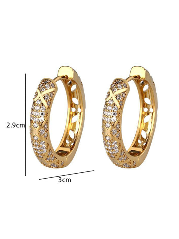 Gemstone Costume Earrings - ALL HERZ FASHIONS