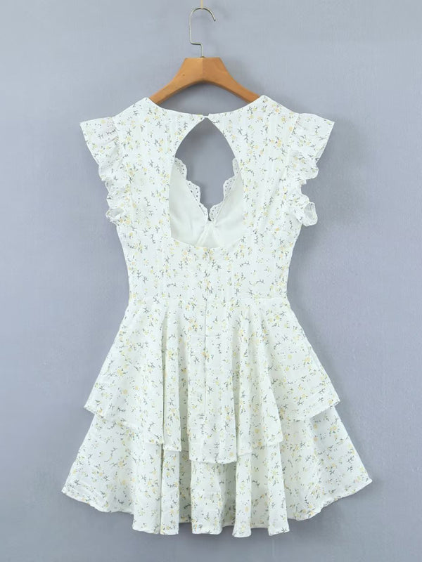 Lace Embroidered Dress - ALL HERZ FASHIONS