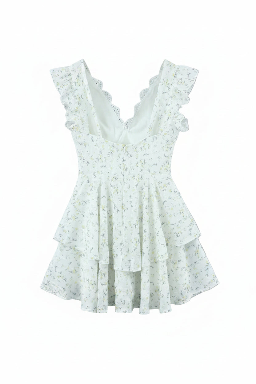 Lace Embroidered Dress - ALL HERZ FASHIONS