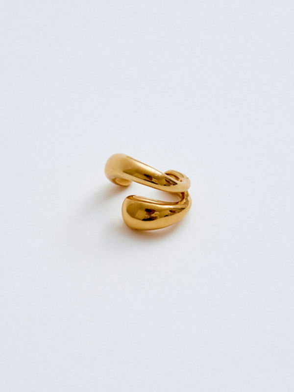 New Non piercing Double Layer Ear Clip