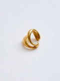 New Non piercing Double Layer Ear Clip
