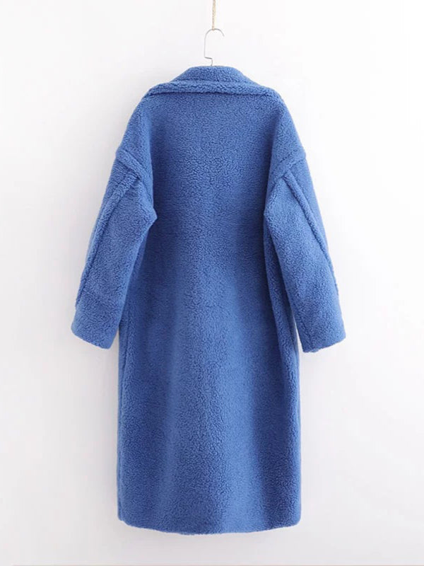 Camel Lambswool Teddy Coat
